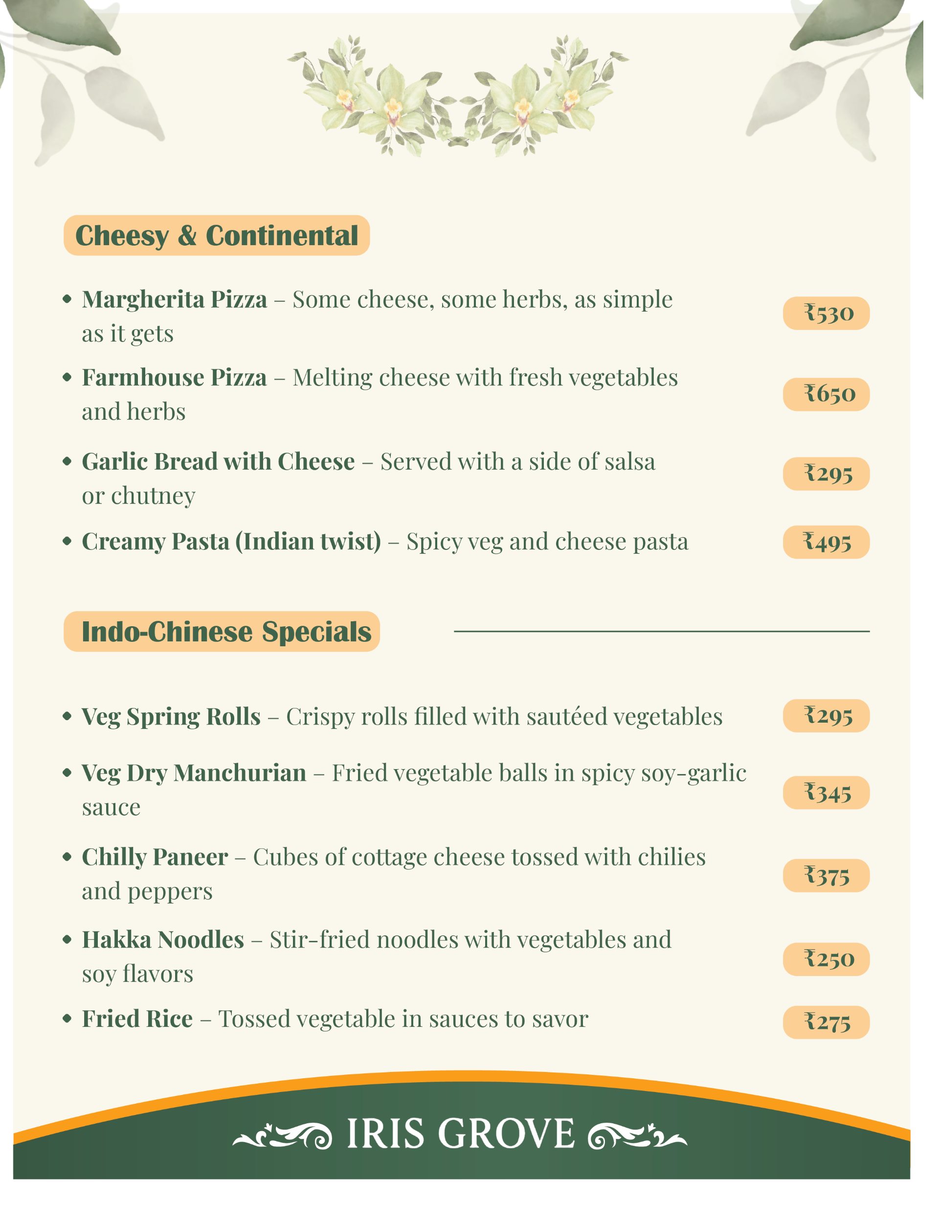 À La Carte – Tandoori & Snacks